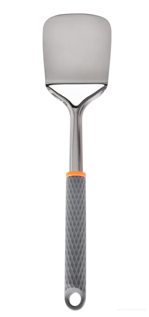 ABS INOX, nerezová obracečka – lopatka s ergonomickou rukojetí, 34 cm | Obracečky a nabďračky | Grand Móda