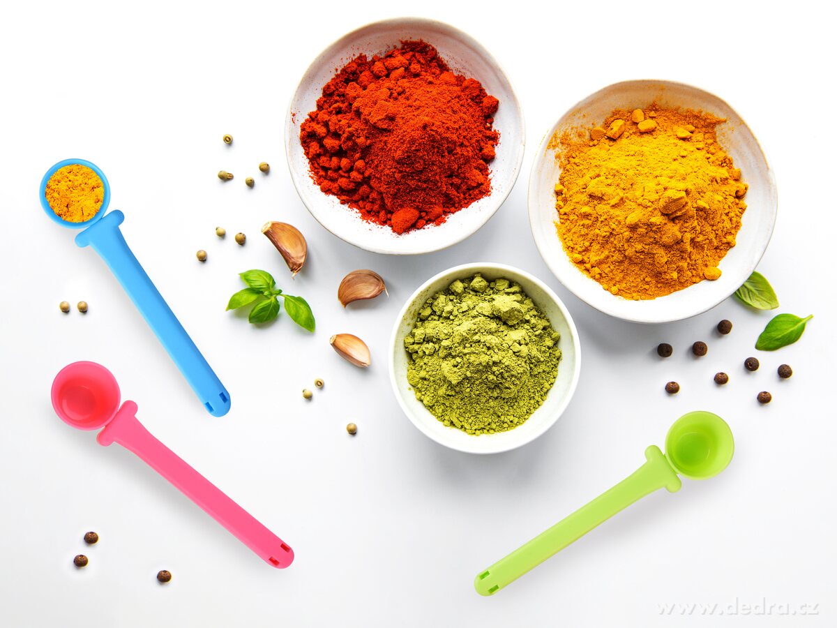 KLIPODMĚRKA, sada 3 odměrek s klipem, na uzavírání sáčků a dávkování kávy, čaje, koření – náhled 5 | Grand Móda