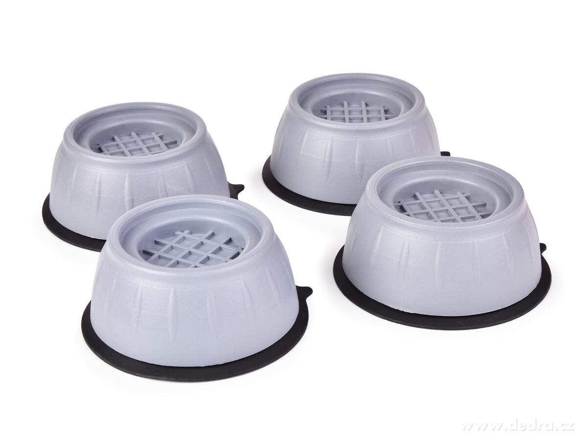 NEVIBRÁTOR, 4 ks antivibrační podložky pod pračku pro snížení hluku a vibrací | Vychytávky do koupelny | Grand Móda