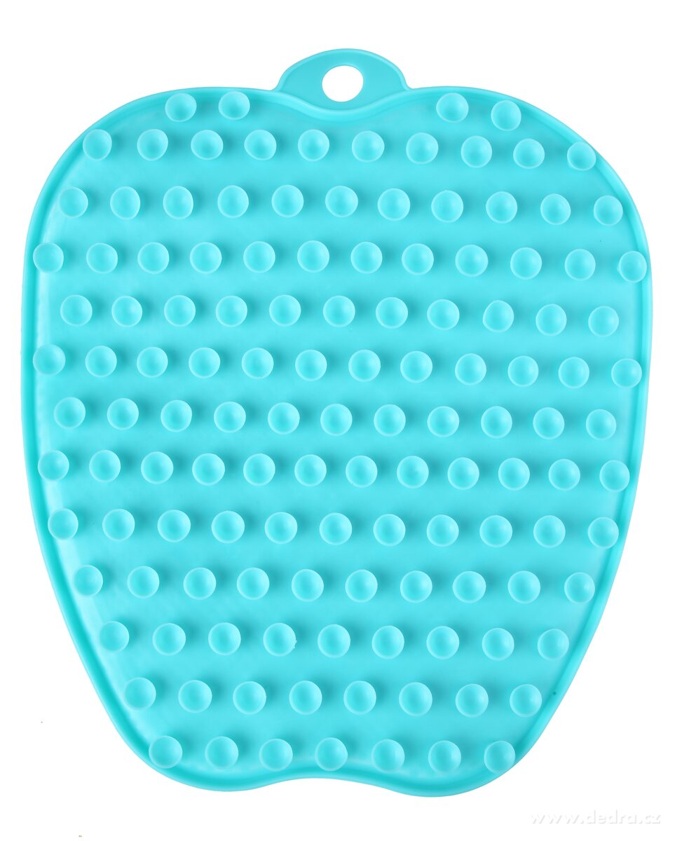 2v1 NA ZÁDA a NA NOHY, kartáč s přísavkami na stěnu i podlahu, tyrkysový – náhled 5 | Grand Móda