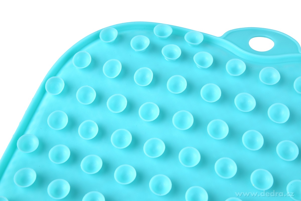 2v1 NA ZÁDA a NA NOHY, kartáč s přísavkami na stěnu i podlahu, tyrkysový – náhled 6 | Grand Móda