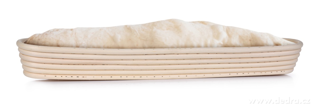 GoEco®, 44 cm dřevěná ošatka na bagetu s látkovým potahem – náhled 4 | Grand Móda