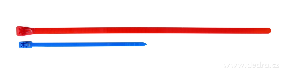 HOBBY, 100 ks opakovaně použitelné stahovací pásky, rozepínací zip pásky, mix barev – náhled 6 | Grand Móda