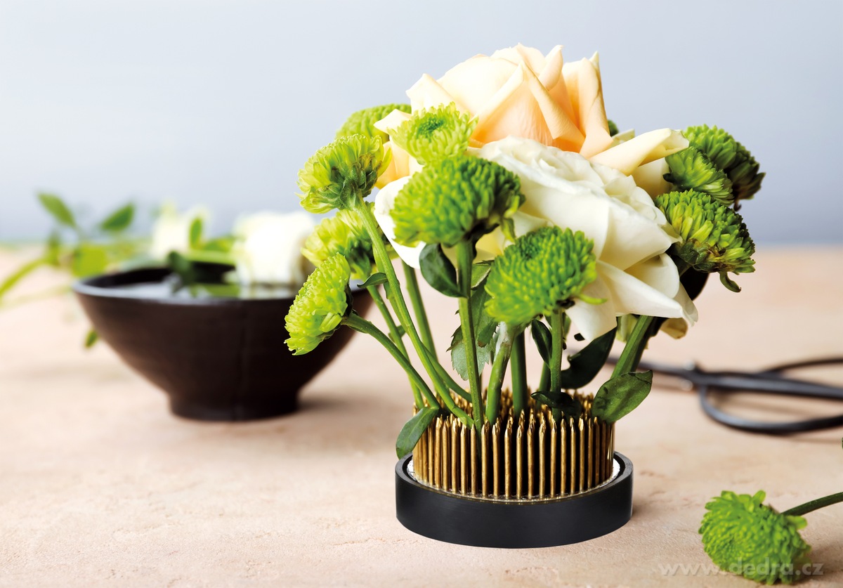 IKEBANA, Aranžovací napichovací ježek na květiny, Ø 6 cm, 450 g