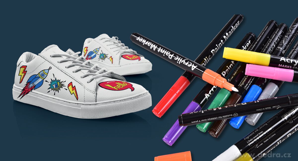 ART | Sada 12 ks akrylov├Żch um─Ťleck├Żch popisova─Ź┼» | pro psan├ş & malov├ín├ş na r┼»zn├ę povrchy - obr├ízek 3 | ┼ákoln├ş pot┼Öeby ÔťĆ´ŞĆ | Grand M├│da