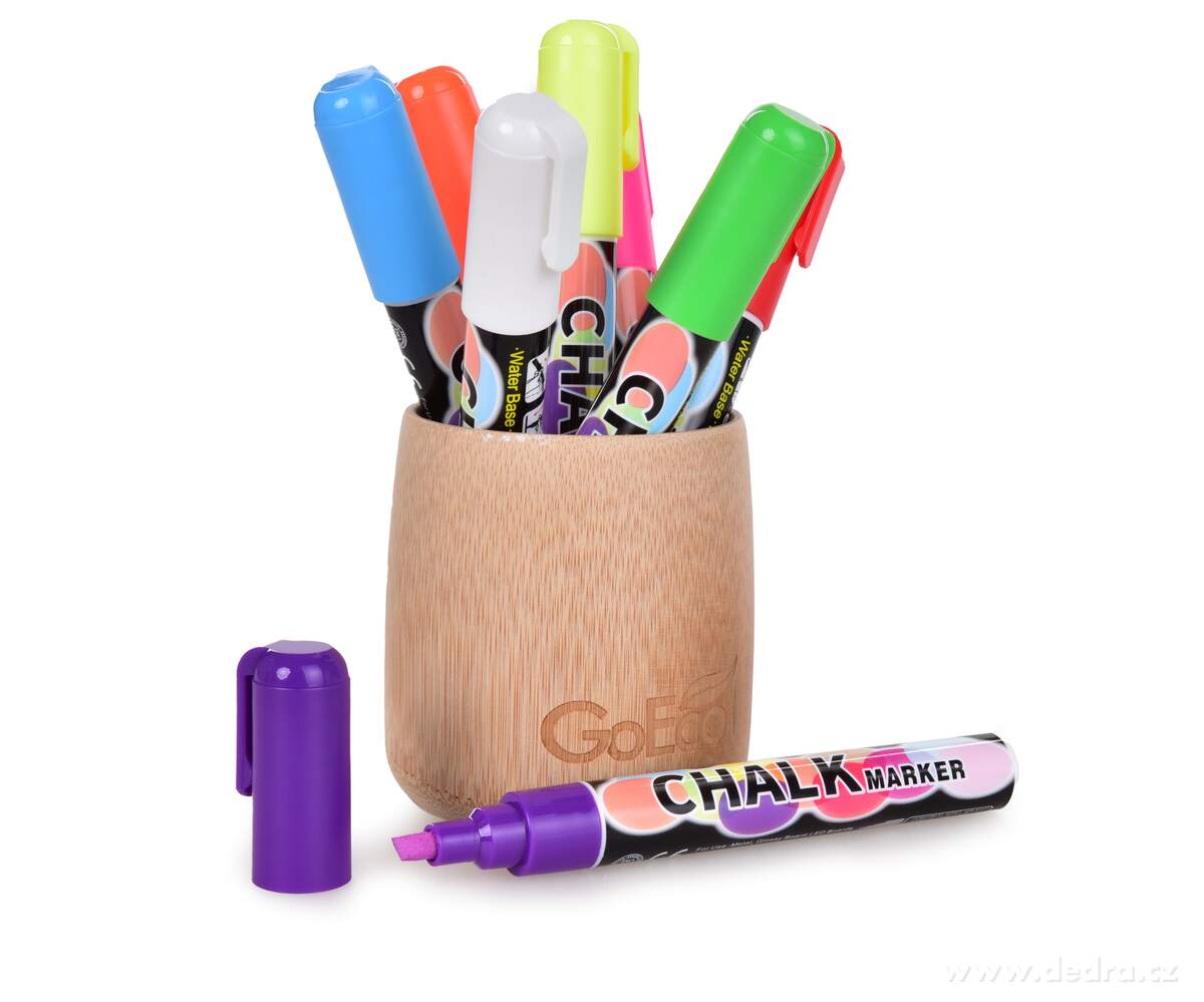 ART | Sada 8 ks k┼Ö├şdov├Żch omyvateln├Żch popisova─Ź┼» 2v1 | kulat├Ż & ploch├Ż hrot | pro tabule, sklo & dekorace - obr├ízek 2 | ┼ákoln├ş pot┼Öeby ÔťĆ´ŞĆ | Grand M├│da