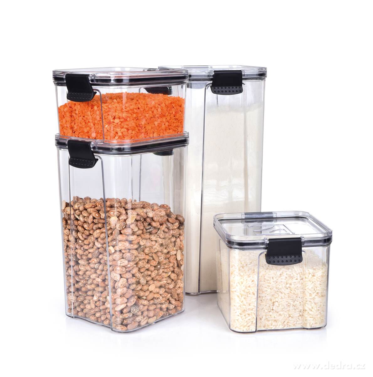 HERMETIC, 460 ml, dóza na sypké potraviny se silikonovým těsněním – náhled 5 | Grand Móda