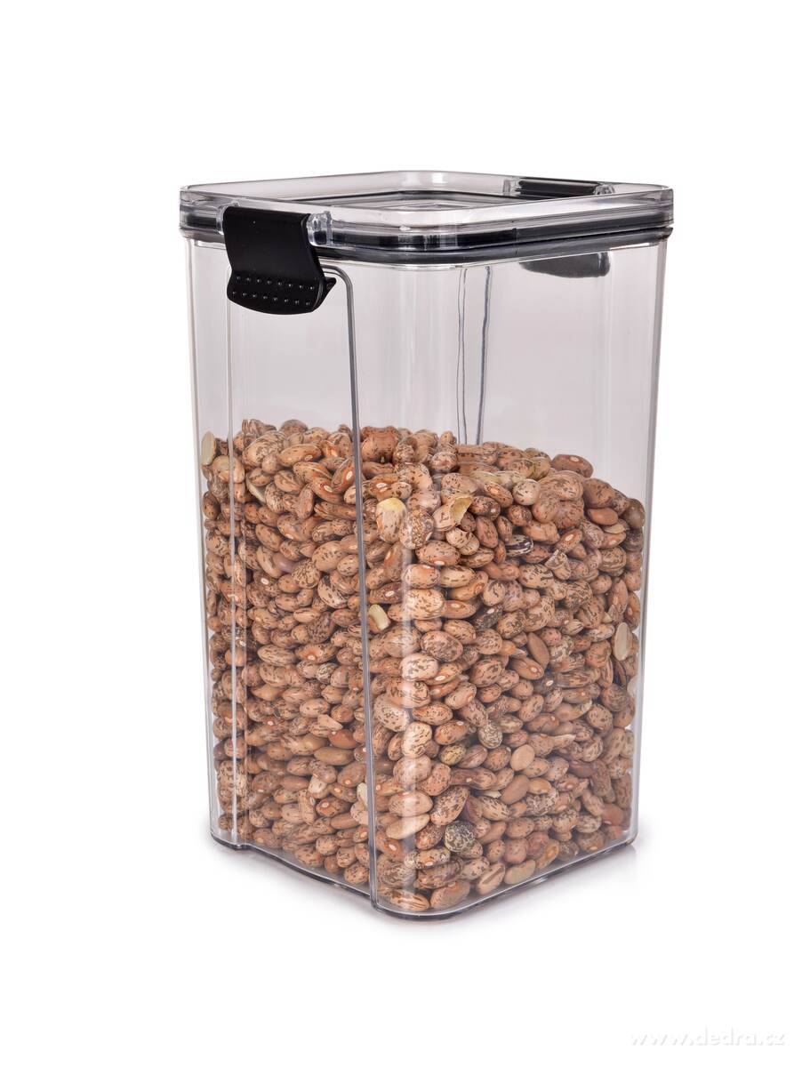 HERMETIC, 1, 3 L, dóza na sypké potraviny se silikonovým těsněním