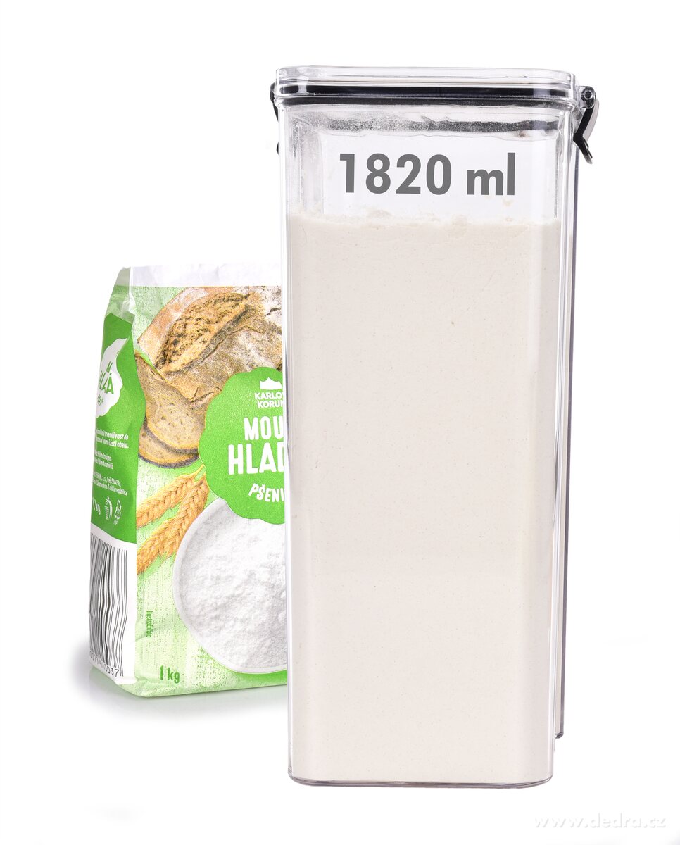 HERMETIC, 1, 8 L, dóza na sypké potraviny se silikonovým těsněním – náhled 4 | Grand Móda