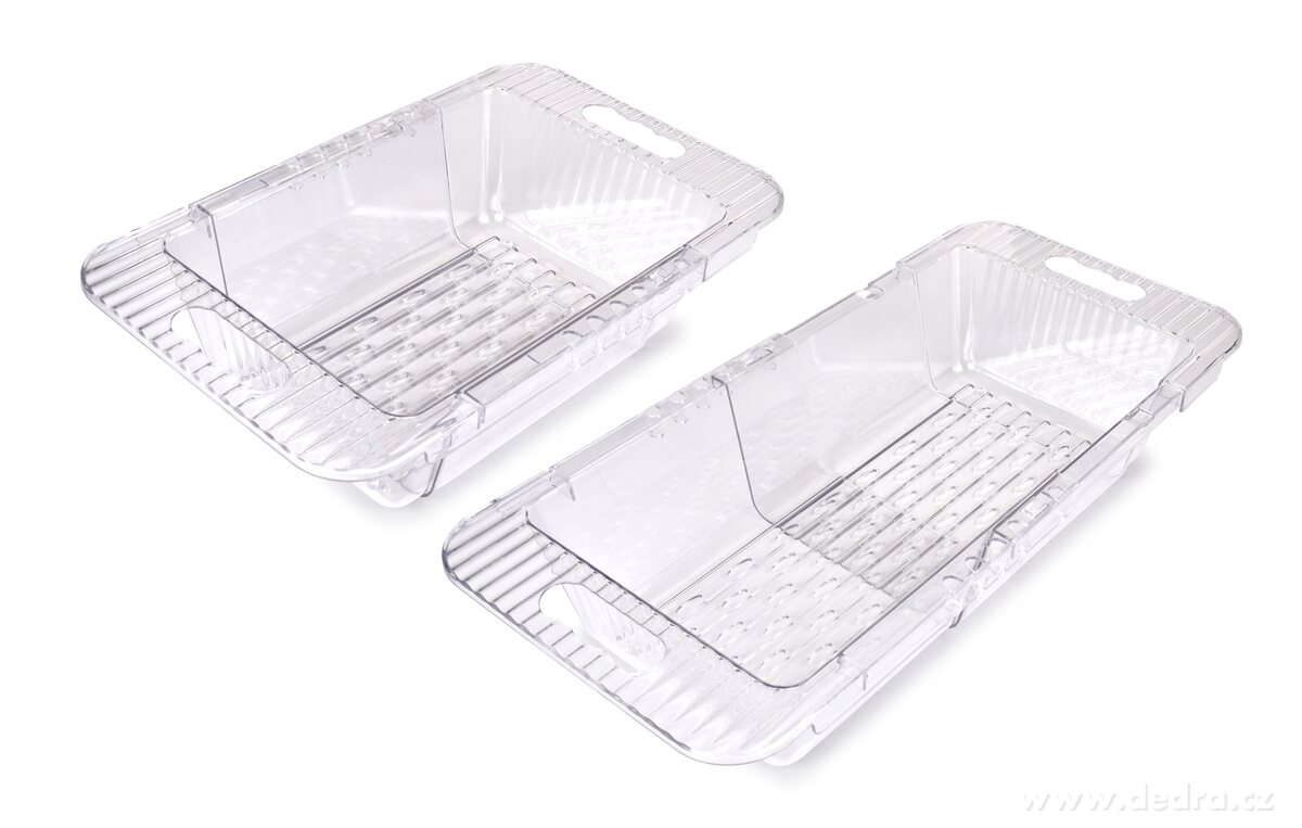 Nastavitelný odkapátor, cedník do dřezu, průhledný – náhled 4 | Grand Móda