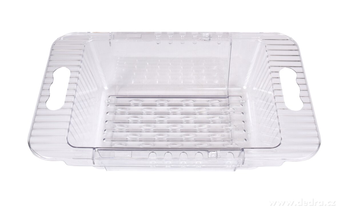 Nastavitelný odkapátor, cedník do dřezu, průhledný – náhled 6 | Grand Móda