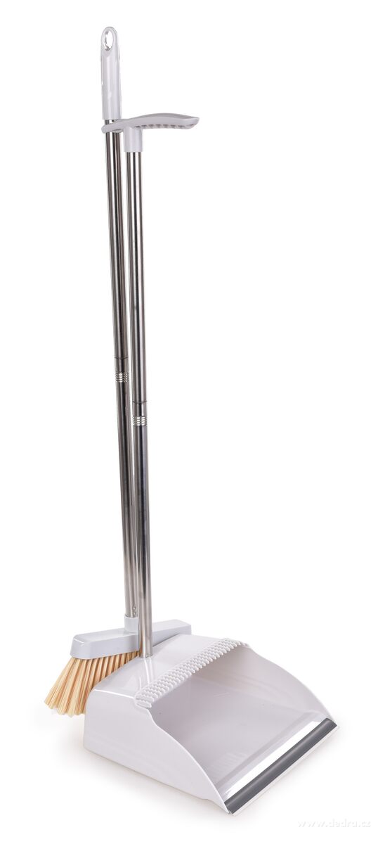 NEHRBÍCÍ DUO, 2v1 smeták s dlouhou rukojetí a vyčesávací lopatkou, 91 cm – náhled 2 | Grand Móda