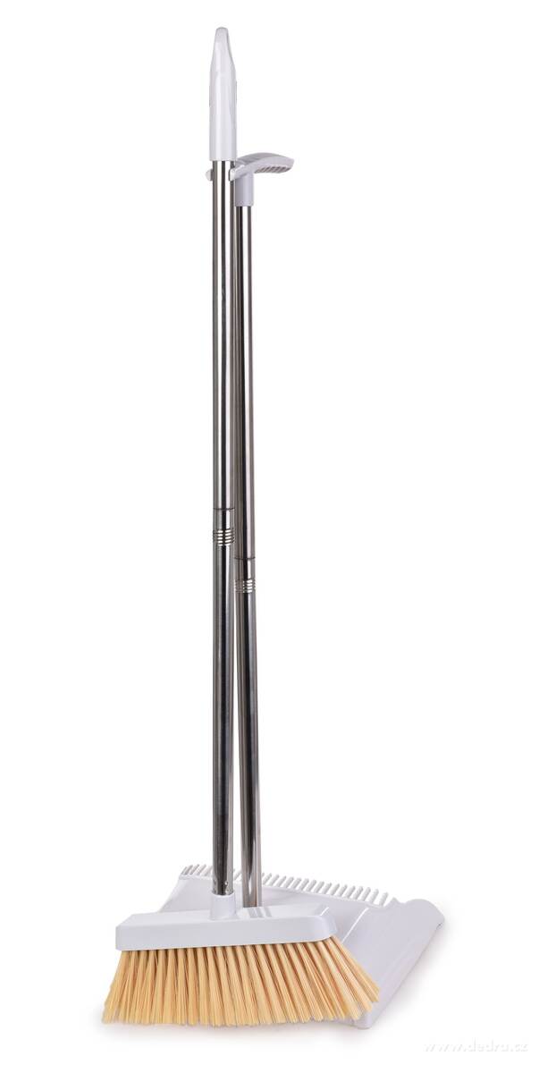 NEHRBÍCÍ DUO, 2v1 smeták s dlouhou rukojetí a vyčesávací lopatkou, 91 cm – náhled 3 | Grand Móda