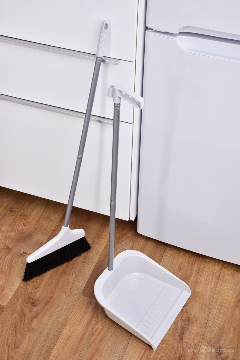 NEHRBÍCÍ DUO, 2v1 smeták s dlouhou rukojetí & vyčesávací lopatkou, 85 cm – náhled 4 | Grand Móda
