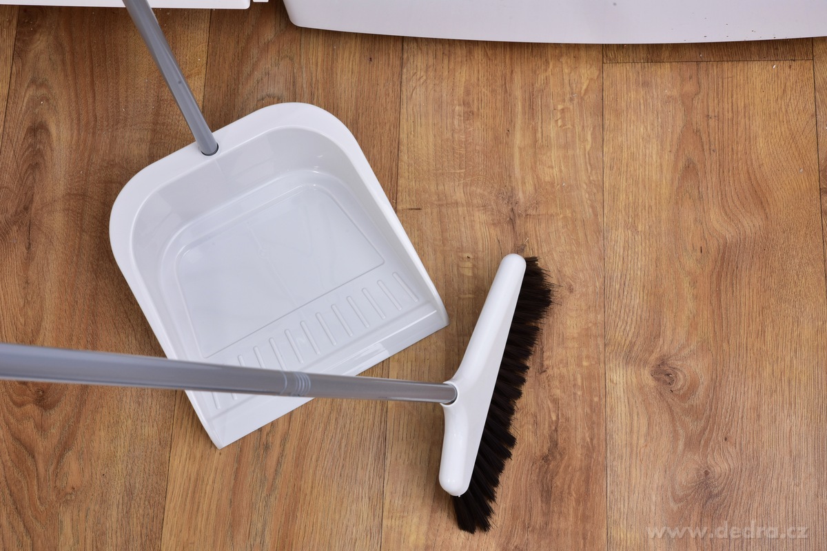 NEHRBÍCÍ DUO, 2v1 smeták s dlouhou rukojetí & vyčesávací lopatkou, 85 cm – náhled 5 | Grand Móda