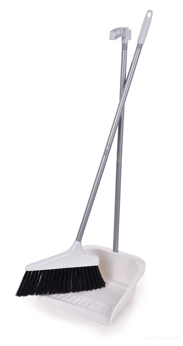 NEHRBÍCÍ DUO, 2v1 smeták s dlouhou rukojetí & vyčesávací lopatkou, 85 cm – náhled 6 | Grand Móda