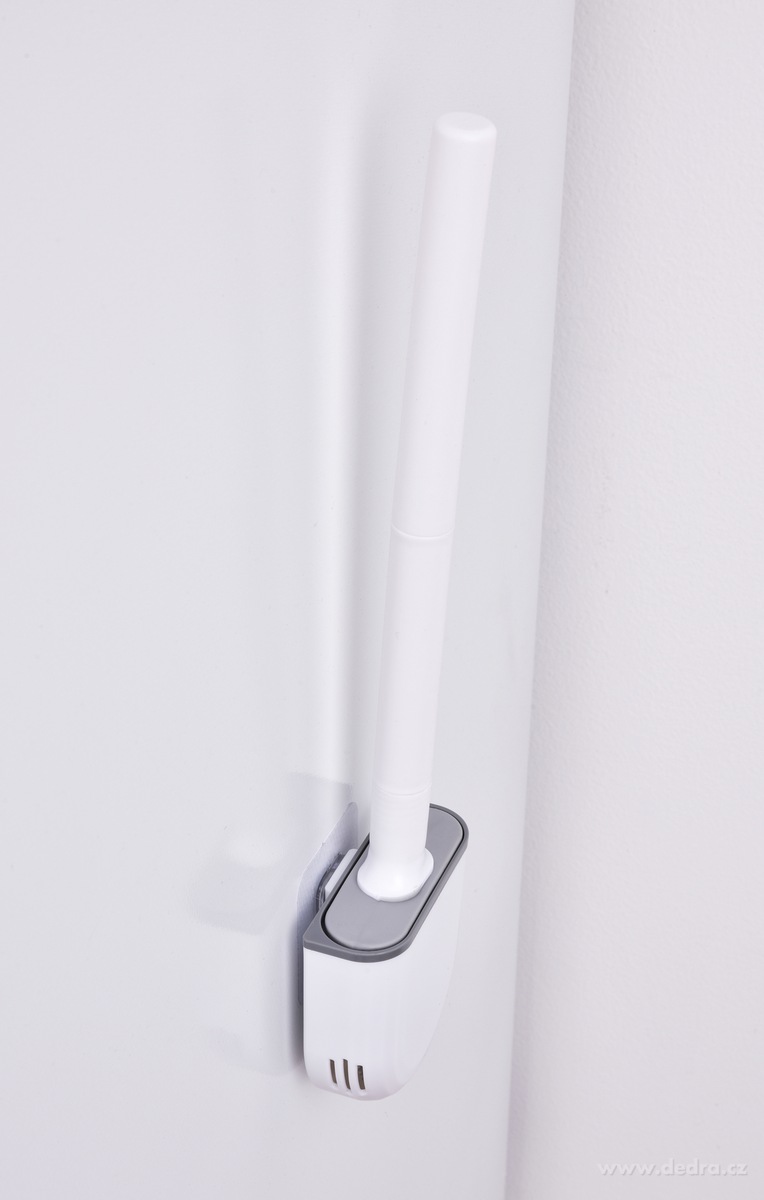 GoEco®, Plochá WC štětka se silikonovými štětinami, hygienický toaletní kartáč – náhled 4 | Grand Móda