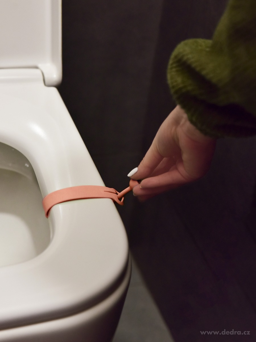PRKNOZDVIH, Hygienické poutko na WC prkénko, Zvedátko na toaletní prkénko | WC doplňky | Grand Móda