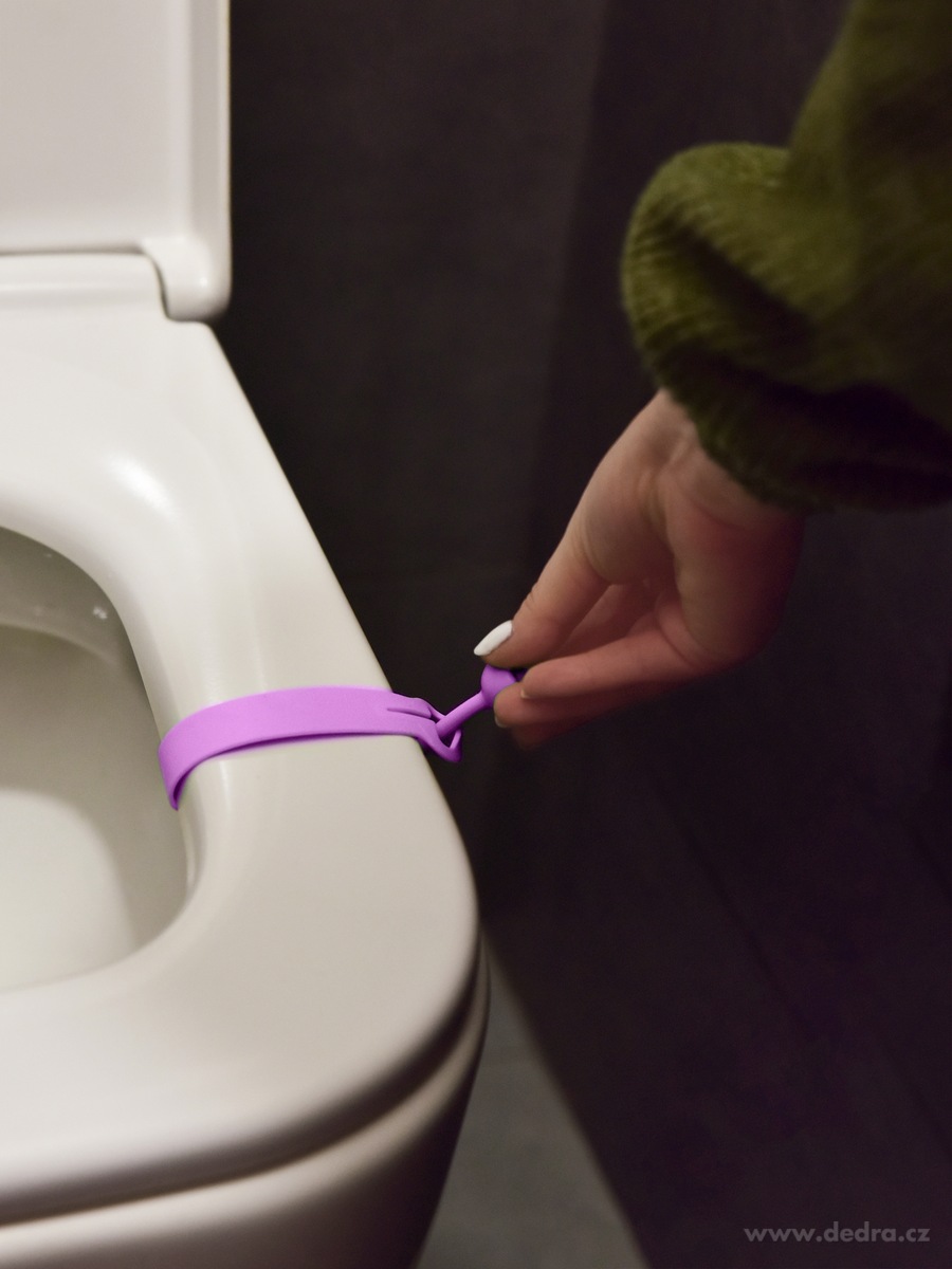 PRKNOZDVIH, Hygienické poutko na WC prkénko, Zvedátko na toaletní prkénko | WC doplňky | Grand Móda