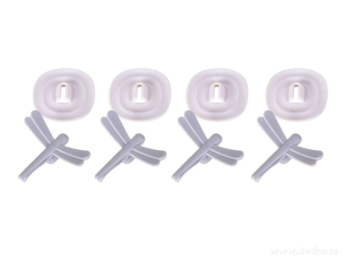 VÁŽKY, Stylové magnetické háčky, na ručníky bez poutka, sada 4 ks – náhled 2 | Grand Móda