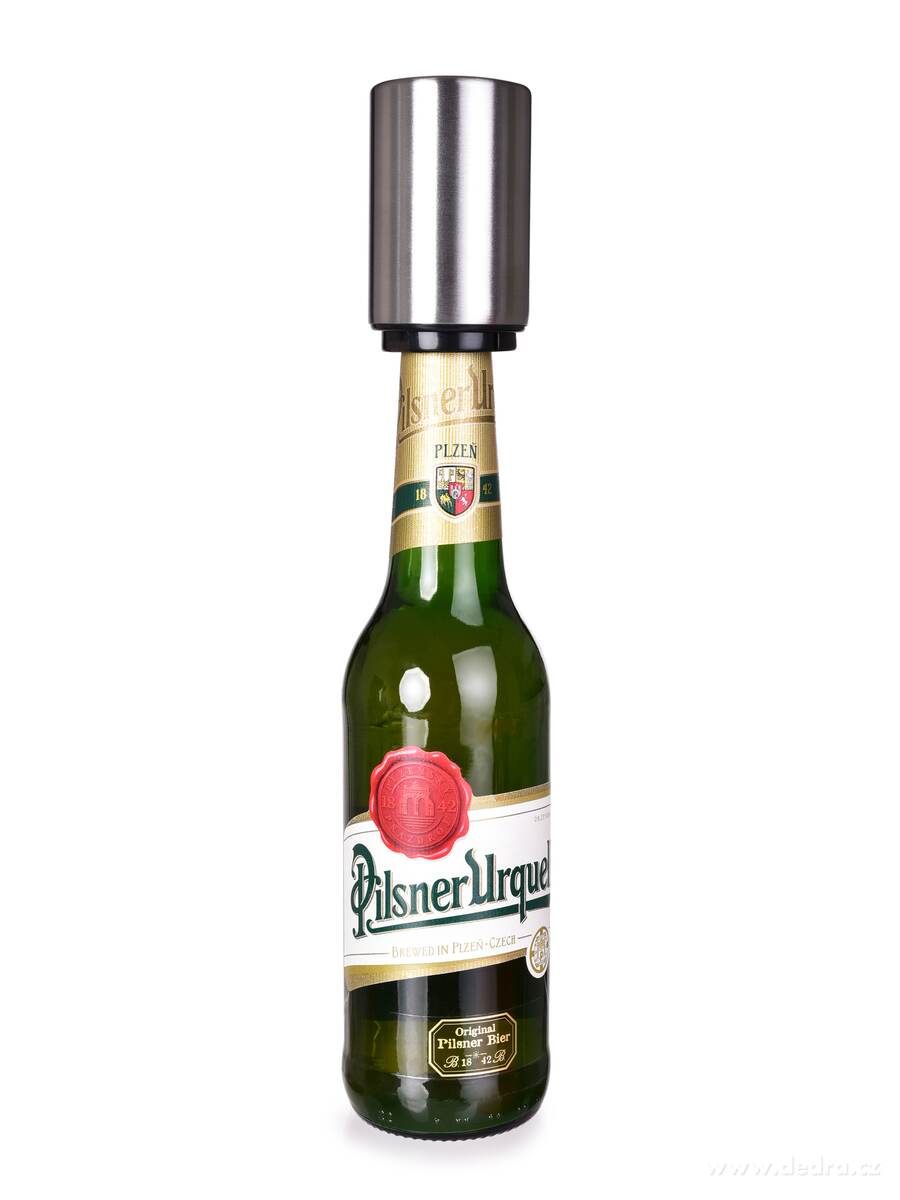 SAMOOTVÍRÁK, mechanický otvírák na lahve, Zatlač & vytáhni – korunku chytí magnet – náhled 2 | Grand Móda