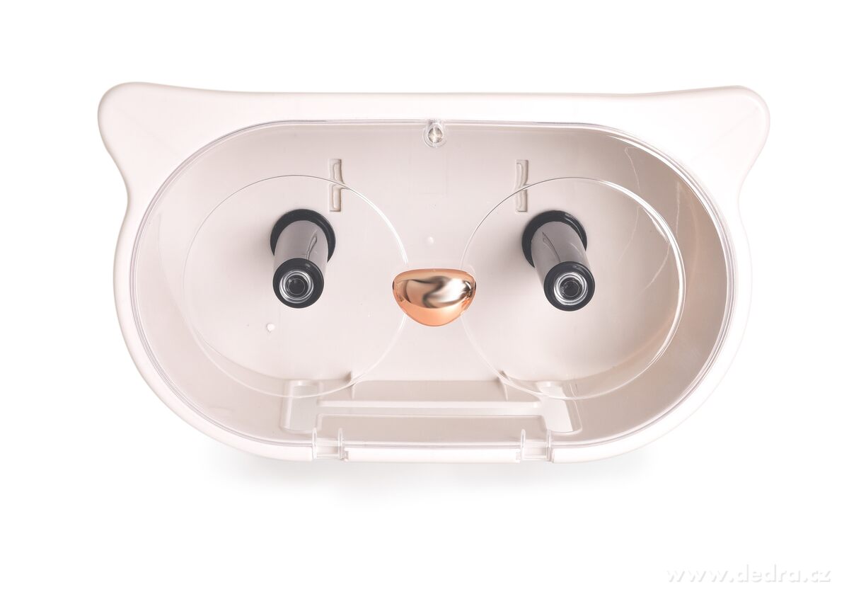 SOVA, závěsná skříňka na 2 role toaletního papíru, samolepicí úchyt, 2v1 s poličkou, bílá – náhled 2 | Grand Móda