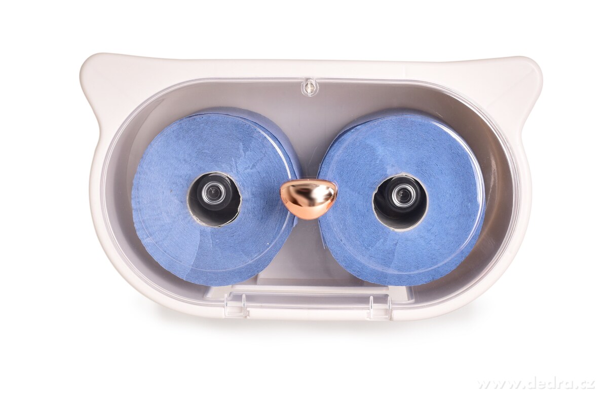 SOVA, závěsná skříňka na 2 role toaletního papíru, samolepicí úchyt, 2v1 s poličkou, bílá – náhled 4 | Grand Móda