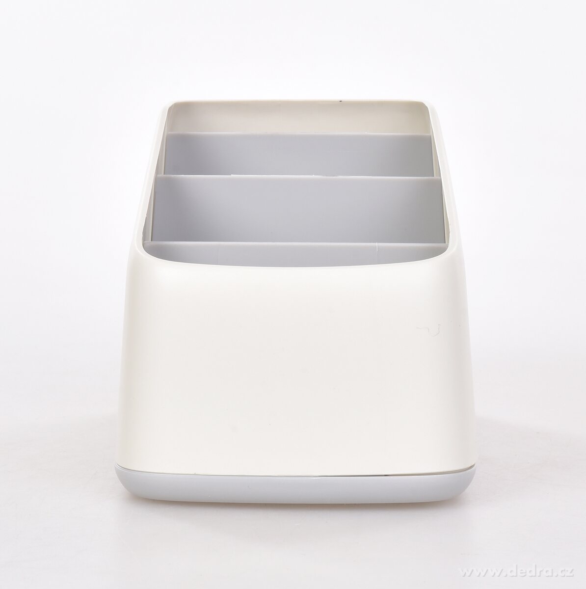 OFFICE, Kancelářský organizér se 4 přihrádkami, stojan na psací potřeby, šířka 9, 5 cm, šedý – náhled 4 | Grand Móda