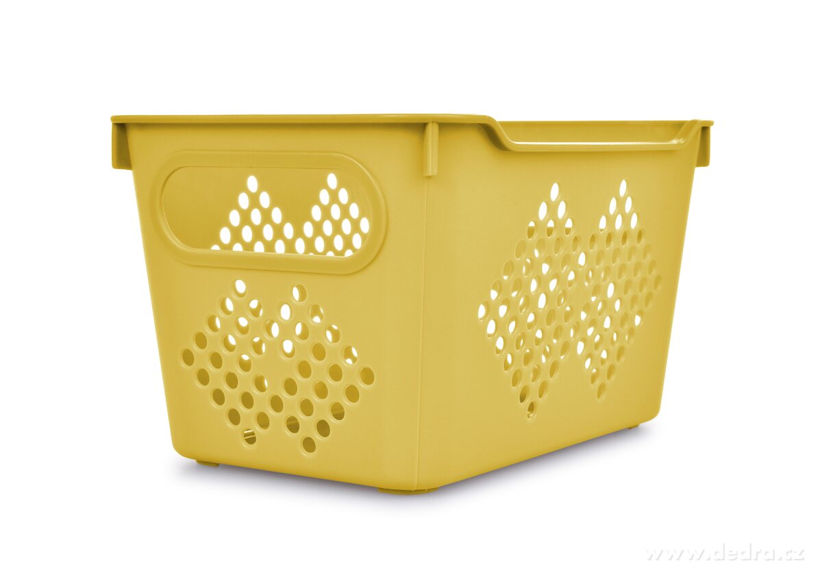 18 cm perforovaný úložný box | Plastové boxy | Grand Móda