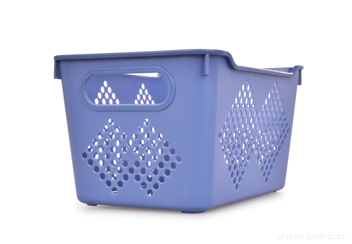 22 cm perforovaný úložný box | Plastové boxy | Grand Móda
