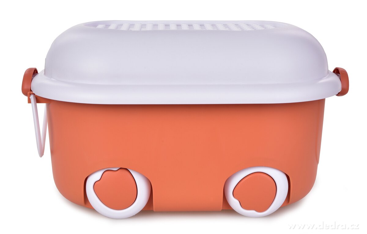 PLAY, 10 L pojízdný dětský box na hračky s víkem – náhled 2 | Grand Móda