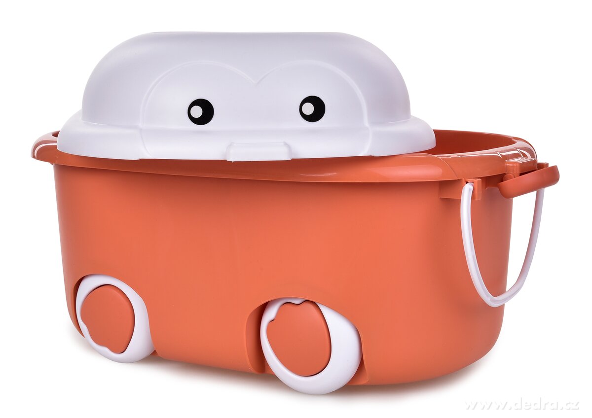 PLAY, 10 L pojízdný dětský box na hračky s víkem – náhled 5 | Grand Móda