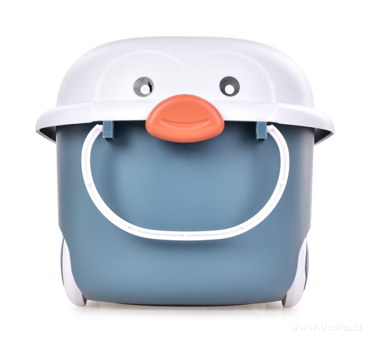 PLAY, 10 L pojízdný dětský box na hračky s víkem – náhled 2 | Grand Móda