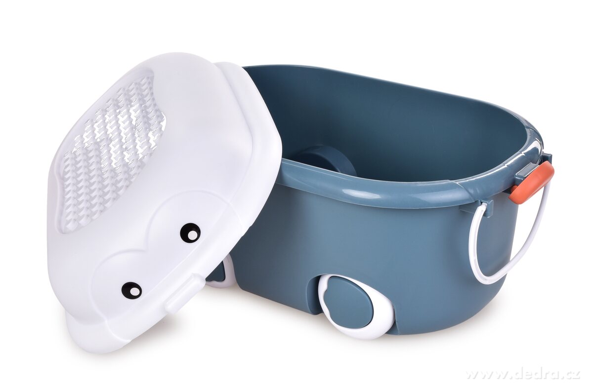 PLAY, 10 L pojízdný dětský box na hračky s víkem – náhled 4 | Grand Móda