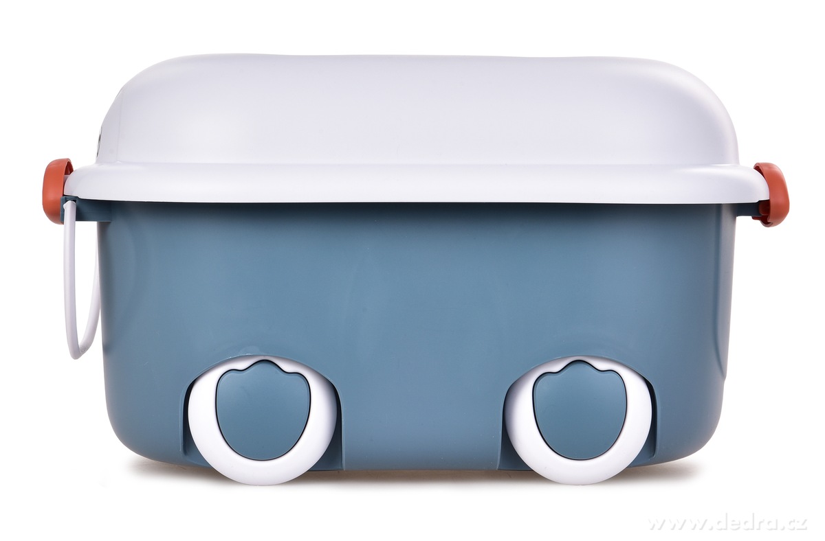 PLAY, 10 L pojízdný dětský box na hračky s víkem – náhled 5 | Grand Móda