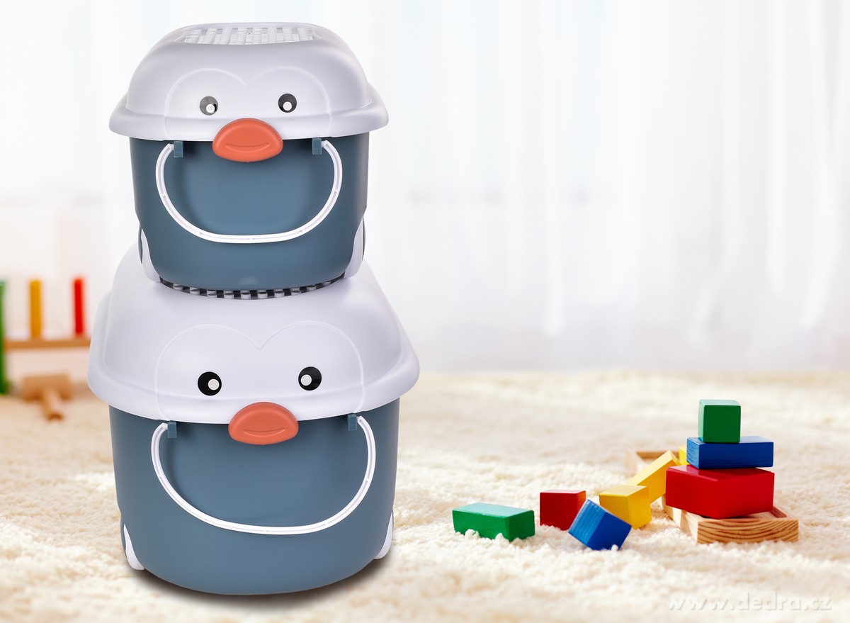 20 l pojízdný dětský box s víkem – náhled 3 | Grand Móda