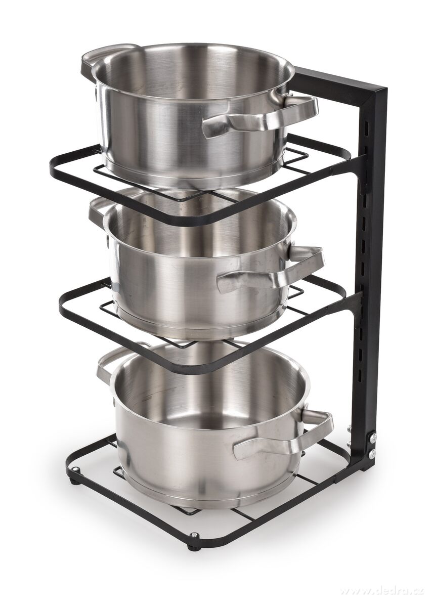 43, 5 cm HRNCOORGANIZÉR regál pro uložení hrnců a dalšího nádobí v kuchyni | Hrnce a pánve | Grand Móda