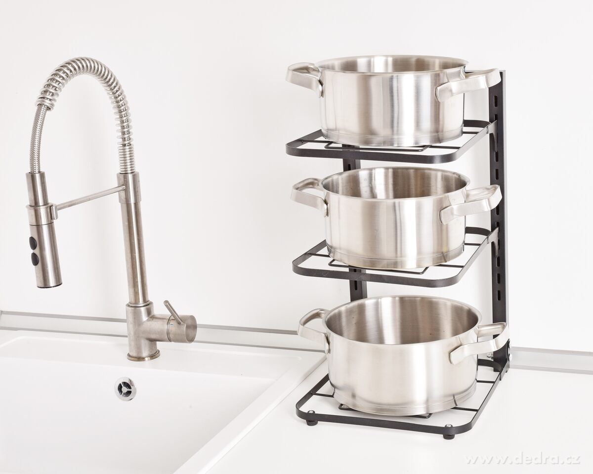 43, 5 cm HRNCOORGANIZÉR regál pro uložení hrnců a dalšího nádobí v kuchyni – náhled 4 | Grand Móda