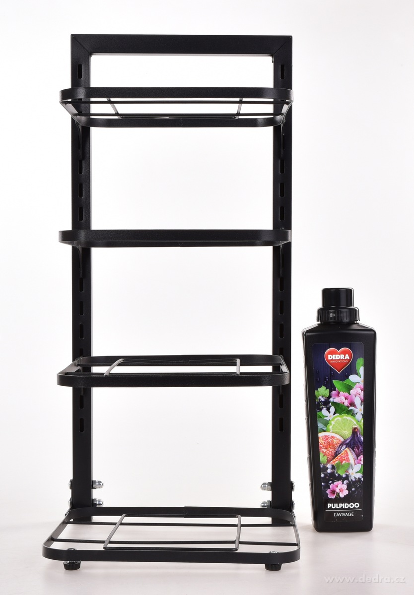 CHEF, Kuchyňský kovový regál 52, 5 cm se 4 policemi na hrnce a nádobí – náhled 5 | Grand Móda