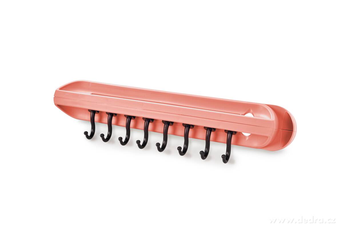 CHEF kuchyňský věšák s 8 háčky, Variabilní uspořádání a samolepicí uchycení bez vrtání – náhled 5 | Grand Móda