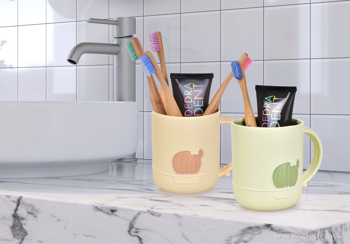 Kelímek na zubní kartáček a pastu CACTUS – náhled 3 | Grand Móda