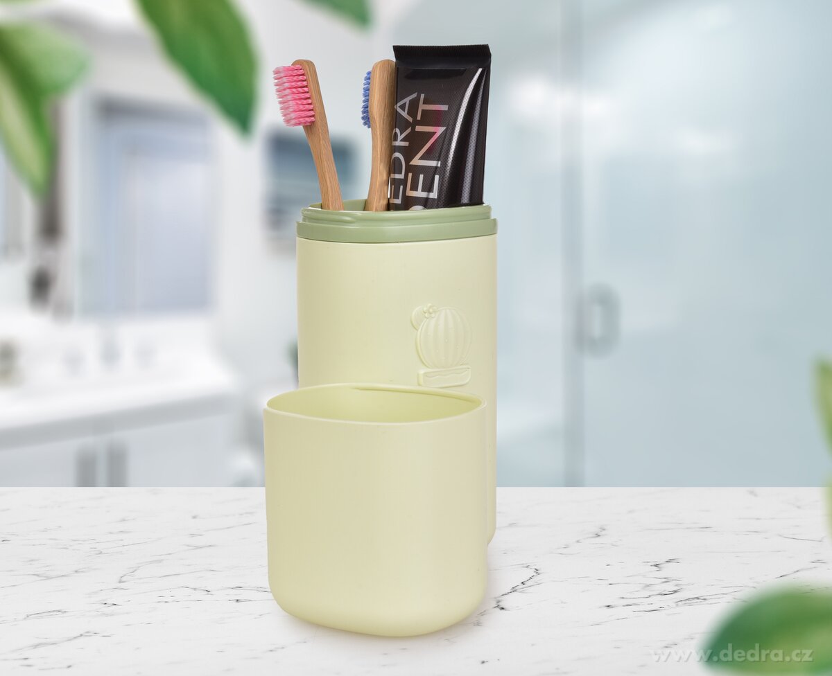 Cestovní pouzdro na zubní kartáčky a pastu CACTUS – náhled 3 | Grand Móda