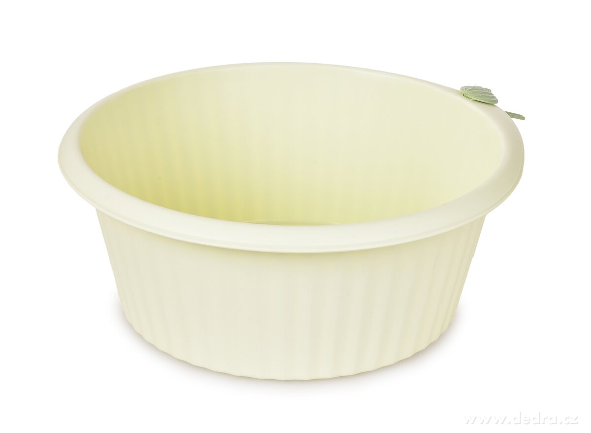 CACTUS, Umyvadlo s poutkem na zavěšení 9 L, Zelený plastový lavor | Stoličky a vaničky | Grand Móda