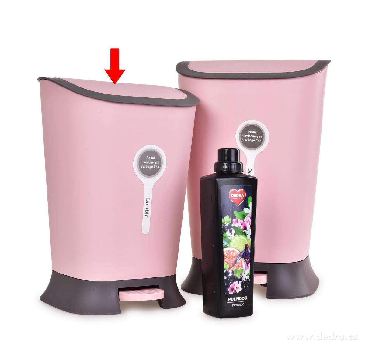 7 l nášlapný odpadkový koš s víkem – náhled 6 | Grand Móda