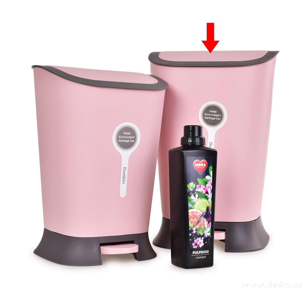 11 l nášlapný odpadkový koš s víkem – náhled 6 | Grand Móda