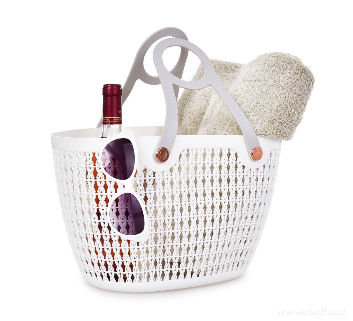 BEAUTY, Stylový košík na pláž, piknik i do bytu – náhled 2 | Grand Móda