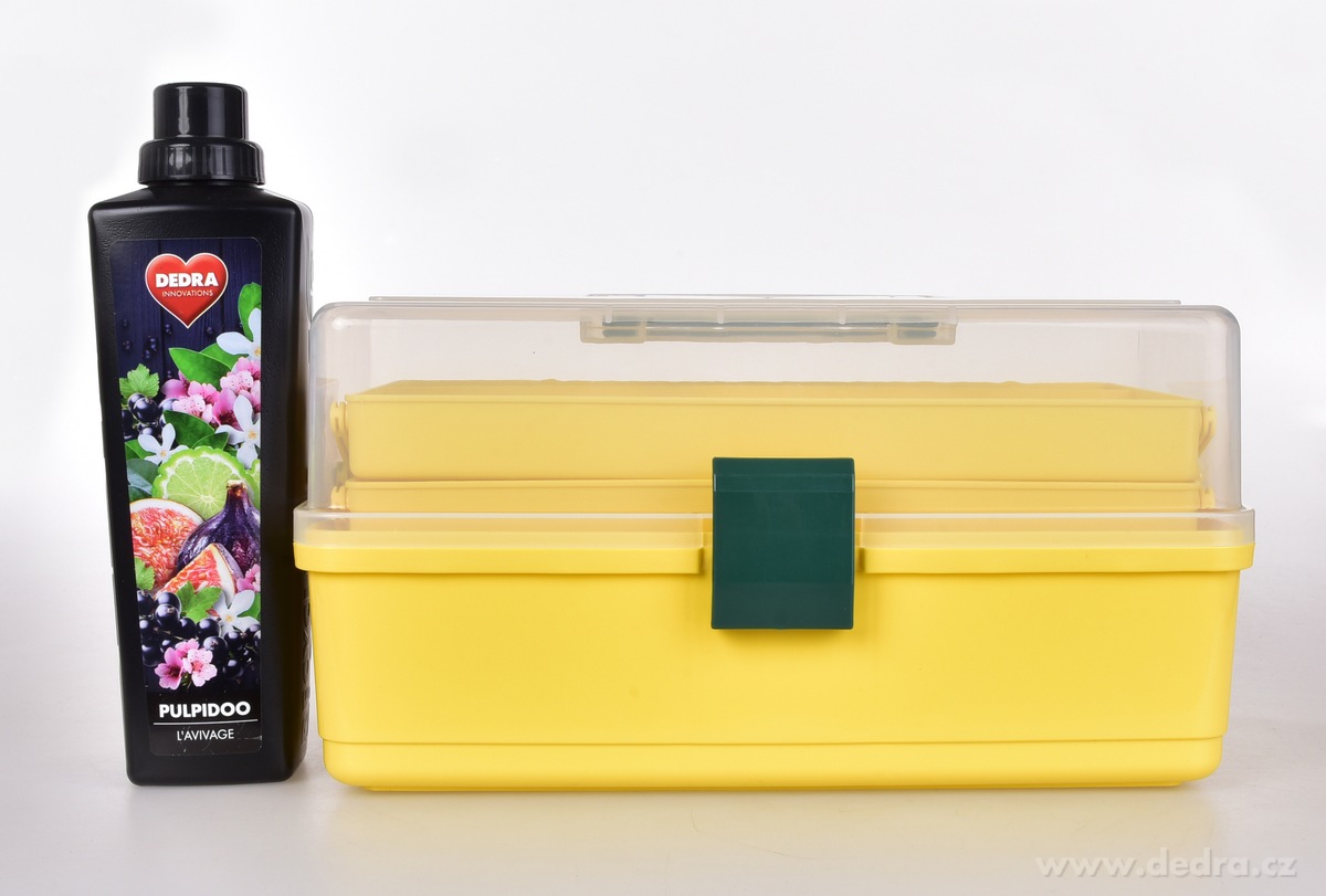 PRAKTIK, Úložný kufr se sklopnou rukojetí, 1 velký prostor + 2 výsuvné přihrádky, 17 cm – náhled 6 | Grand Móda