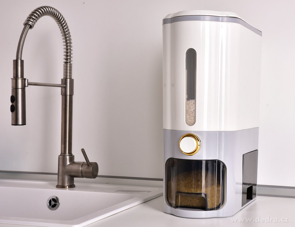 GOURMET, 8 kg, dávkovač sypkých potravin s okénkem & zásuvkami – náhled 3 | Grand Móda