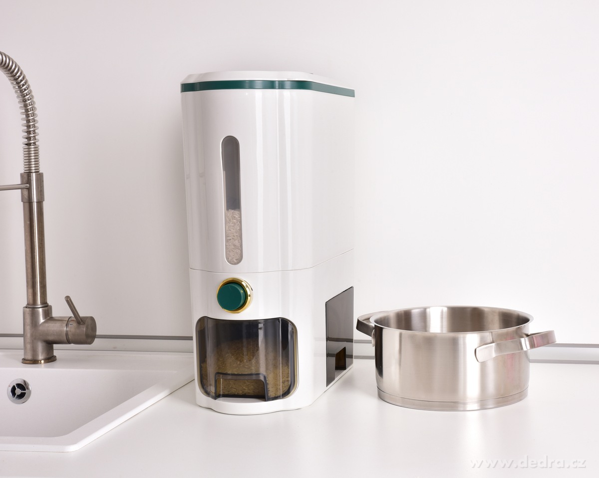 GOURMET, 8 kg, dávkovač sypkých potravin s okénkem & zásuvkami – náhled 3 | Grand Móda