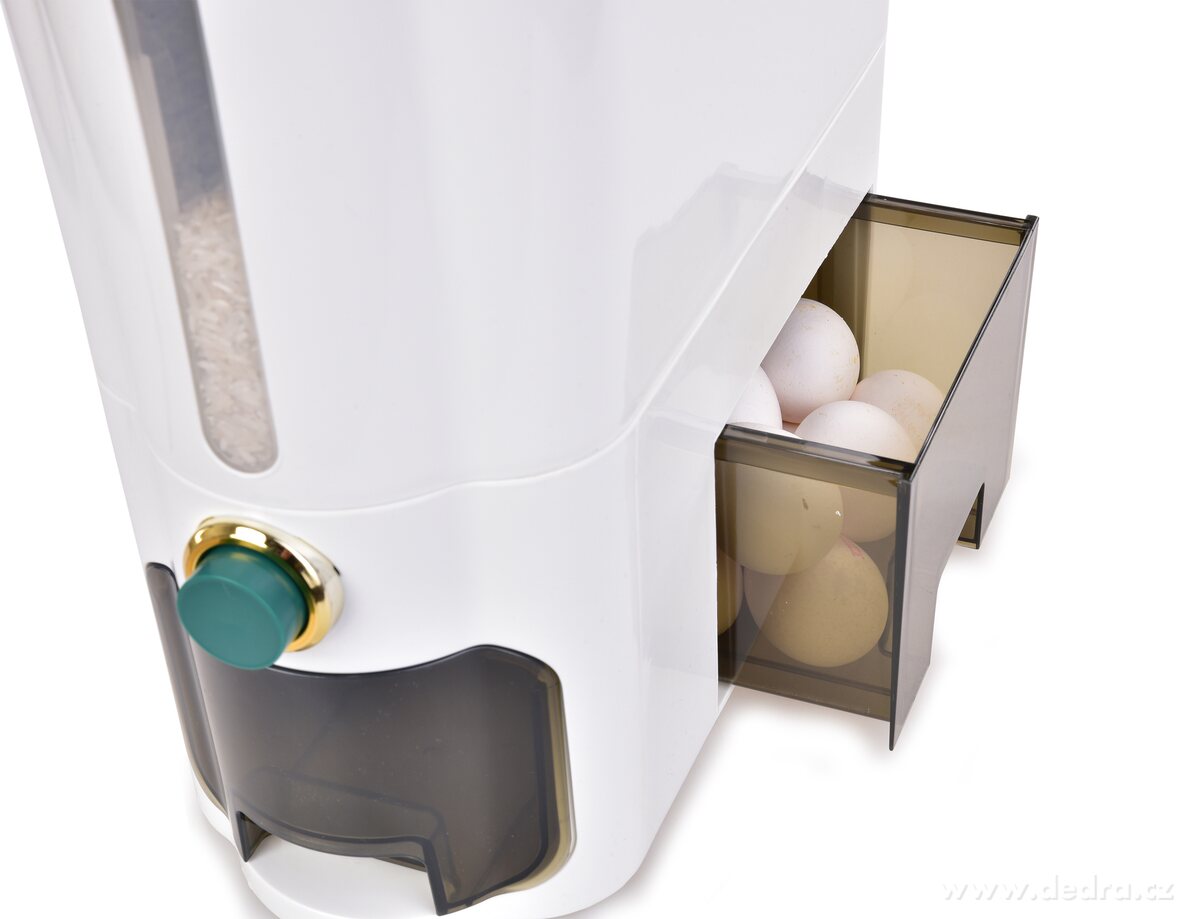 GOURMET, 8 kg, dávkovač sypkých potravin s okénkem & zásuvkami – náhled 4 | Grand Móda